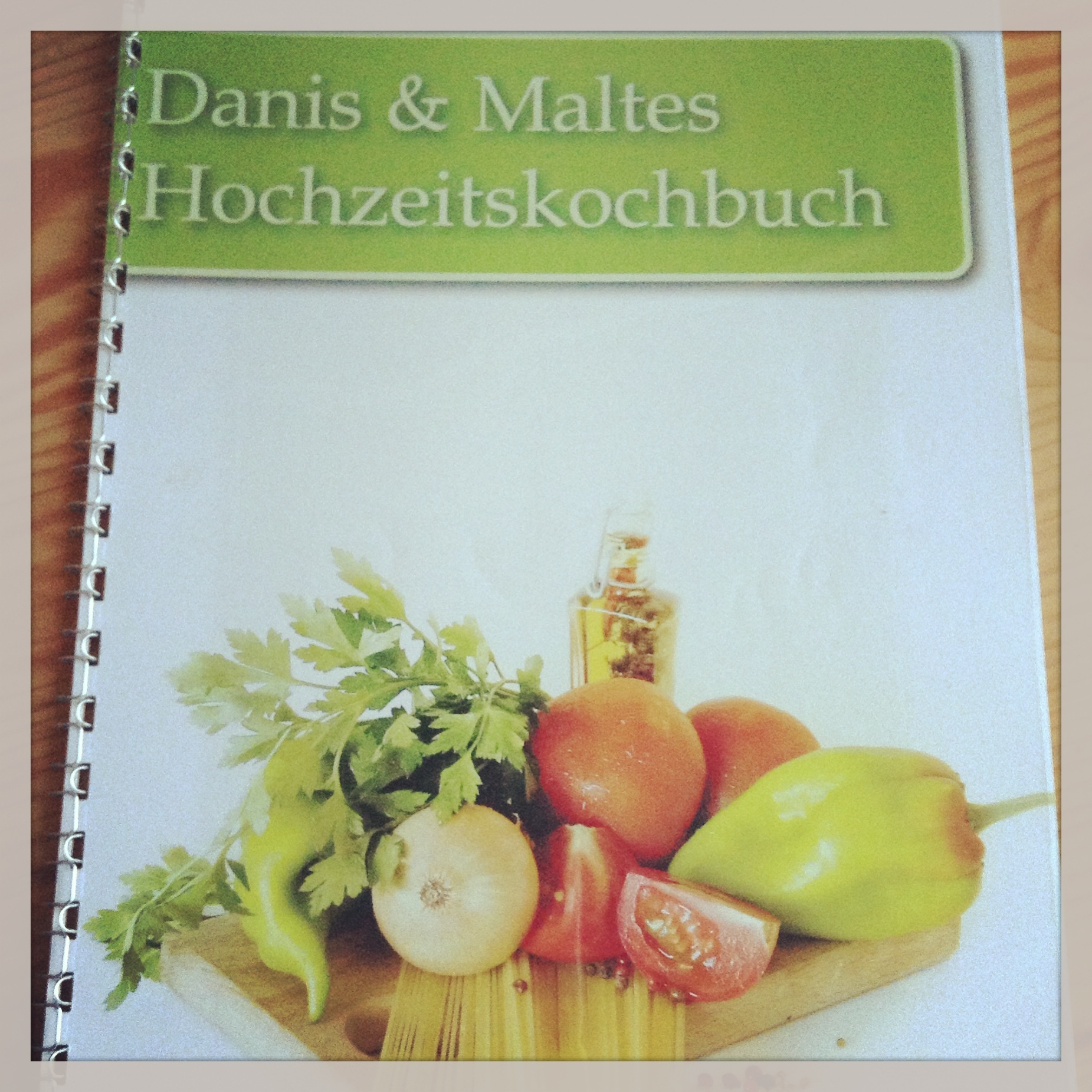 Persönliches Kochbuch Hochzeit