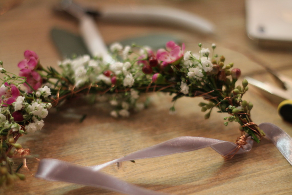 Blumenarmband mit echten BLumen