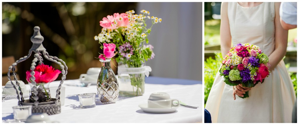 Gartenhochzeit Blumendeko Martina Rinke