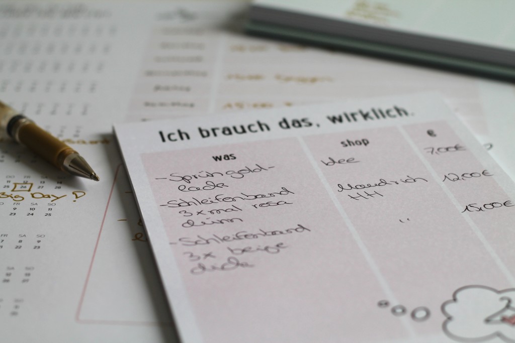 Organisation Hochzeit